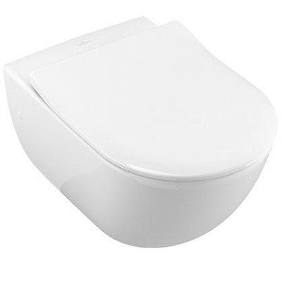 Villeroy en Boch Subway closetzitting Slimseat met deksel met softclose en quick release wit