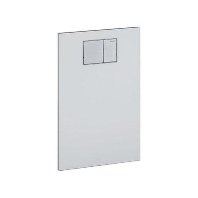 Geberit AquaClean bedieningplaat met frontbediening voor toilet 59x38cm glas wit