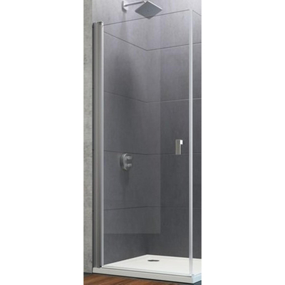 Huppe Design pure draaideur stn 100x190cm matzilver helder glas