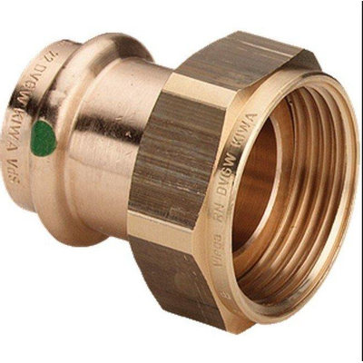 Viega Profipress 2 delige koppeling SC binnendraad 22x3 4 brons