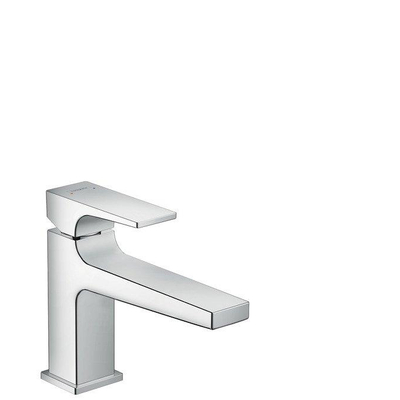 Hansgrohe Metropol wastafelkraan 100 met push open chroom