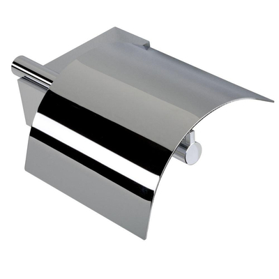 Geesa Nexx Toiletrolhouder met klep Chroom