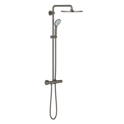 GROHE Euphoria XXL Regendoucheset Opbouw - hoofddouche 31cm - handdouche rond - brushed hard graphite OUTLETSTORE