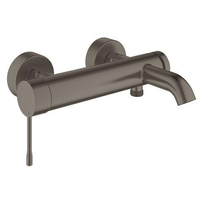 GROHE Essence New badkraan met omstel en koppelingen brushed hard graphite