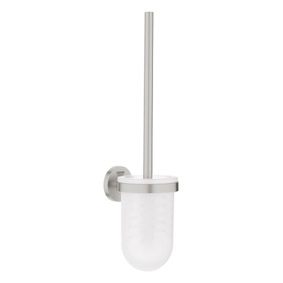 GROHE Essentials Toiletborstelhouder - wandmontage - rond - open - supersteel