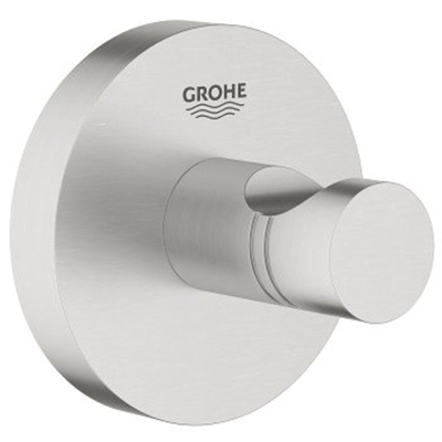 GROHE Essentials Handdoekhaak - rond - supersteel