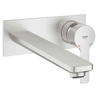 GROHE Lineare New waterbesparende afbouwdeel inbouw wandkraan L-size met uitloop 20.7cm supersteel