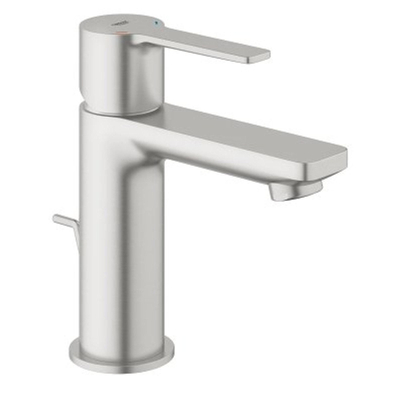 GROHE Lineare New waterbesparende wastafelkraan XS-size met waste supersteel