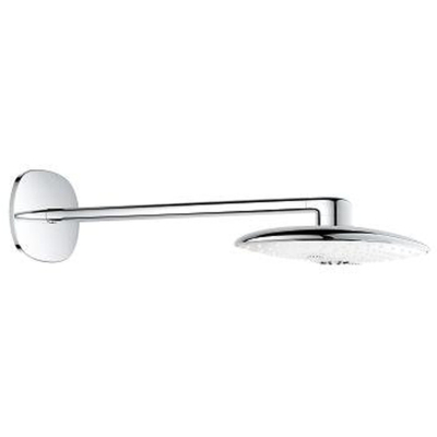 GROHE Rainshower Duo 360 Hoofddouche - 36x22cm - 2 straalsoorten - wandarm 45cm - moon white/chroom