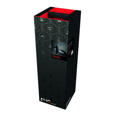 Geesa Nemox Toiletaccessoireset - Toiletborstel met houder - Toiletrolhouder met klep - Handdoekhaak - Zwart