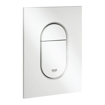 GROHE Arena cosmopolitan 2-knops S-size bedieningsplaat wit OUTLET