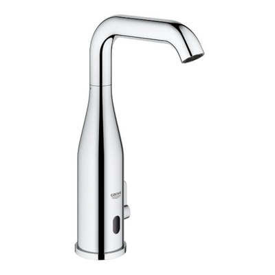 GROHE Essence Wastafelkraan Opbouw - uitloop 12.7cm - electronisch - Adapter - 230V - chroom