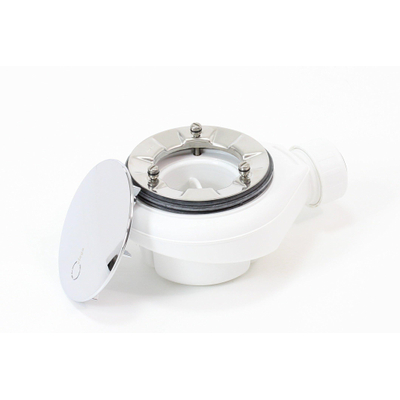Royal Plaza Merlot douchebakafvoer met sifon 90mm chroom