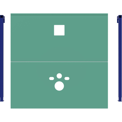 Wisa XS afbouwpakket hoog 118cm incl 2 zijprofielen