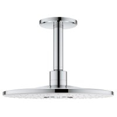 GROHE Rainshower SmartActive 310 Hoofddouche - 31cm - 2 straalsoorten - plafondarm 14.2cm - moon white/chroom