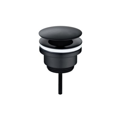 Royal Plaza Merlot wastafelplug 1 1/4" niet afsluitbaar zwart