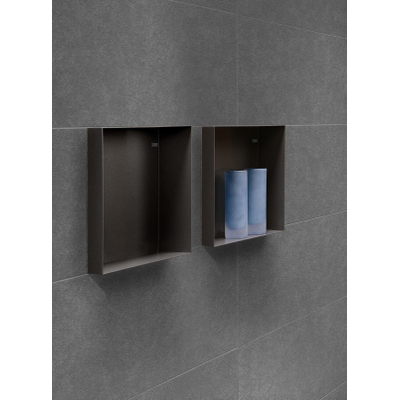 LoooX CBoX in-/opbouwnis 60x30x10cm geborsteld RVS TWEEDEKANS