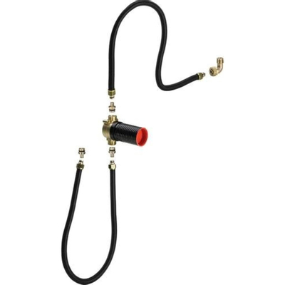 Viega Multiplex Trio aansluitgarnituur compleet met buizen en inbouw buisonderbreker