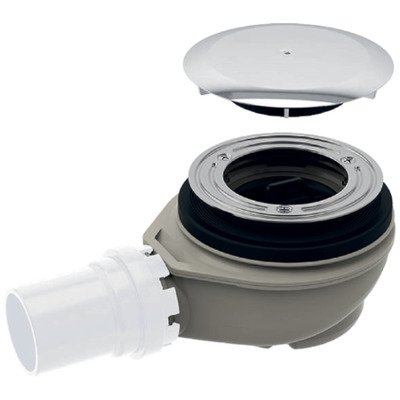 Geberit douchebakafvoer 90 afvoerdeksel ws=50 chroom