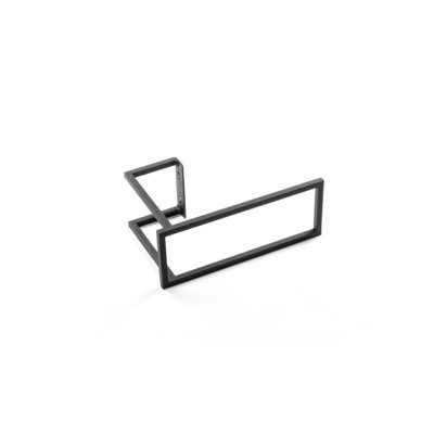 Vasco Niva rechthoekige beugel 28.6x11cm zwart ral 9005