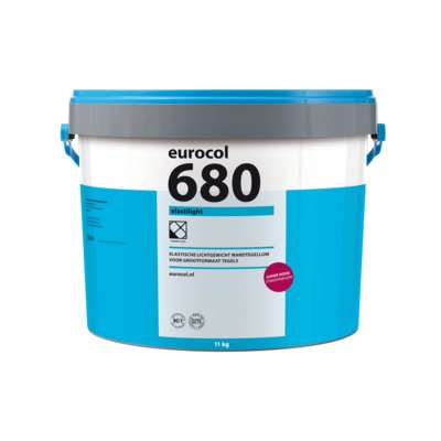 Eurocol 680 elastilight lichtgewicht pastalijm emmer 11 kg. grijs