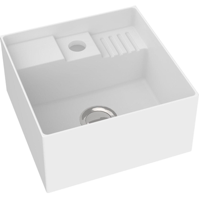 Royal Plaza Aspius fontein vierkant 28,2x28,2x14,1 cm mat wit OUTLETSTORE