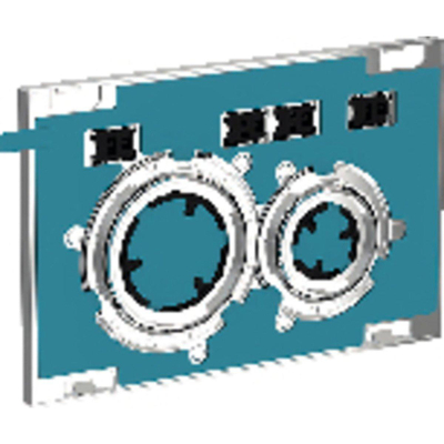 Geberit Sigma50 bedieningsplaat - 2-toets spoeling - rond - chroom/klantspesifiek