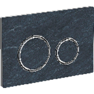 Geberit Sigma50 bedieningsplaat - 2-toets spoeling - rond - chroom/Mustang Schief.