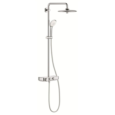 GROHE Euphoria smartcontrol Regendoucheset Opbouw- hoofddouche rond 26cm- 2 functies - handdouche rond - chroom