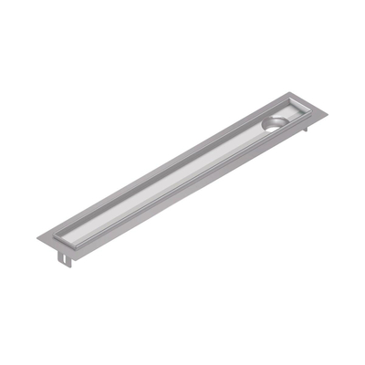 Aco Flexdrain e douchegoot met flens 78,7x8,7cm rvs TWEEDEKANS