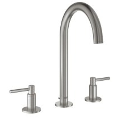 GROHE Atrio Wastafelkraan Opbouw - uitloop 16.6cm - M-size - waste - draaibaar - supersteel