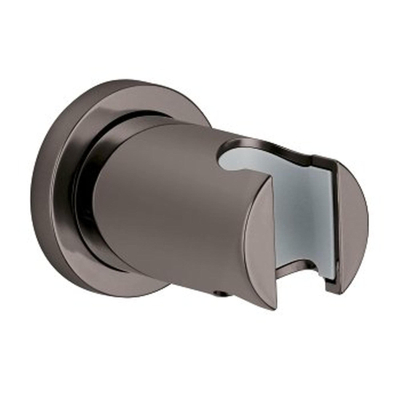 GROHE Rainshower wandhouder m. ronde rozet hard graphite