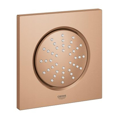 GROHE Rainshower F5 Zijdouche - 1 straalsoort - 12.7x12.7cm - vierkant - incl. inbouwkraanhuis - brushed warm sunset