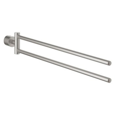 GROHE Atrio Handdoekhouder - 48.9cm - dubbel - draaibaar - supersteel