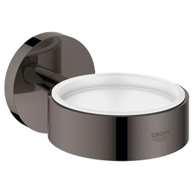 GROHE Essentials Wandhouder - voor zeepdispenser/glas - hard graphite