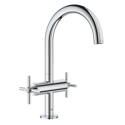 GROHE Atrio Wastafelkraan Opbouw - uitloop 16.6cm - L-size - kruisgreep chroom