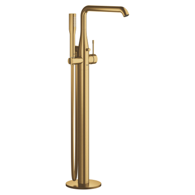 GROHE Essence New Afbouwdeel vrijstaande badkraan - omstel - draaibare uitloop 27.7cm - handdouche - doucheslang - brushed cool sunrise