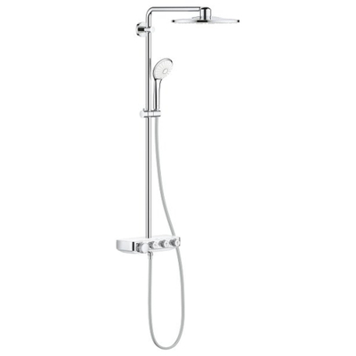 GROHE Euphoria smartcontrol Regendoucheset Opbouw- hoofddouche 31cm - handdouche rond - moon white