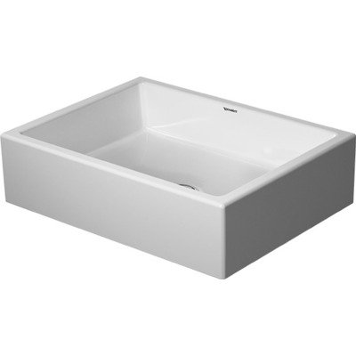 Duravit Vero Air Opbouw Wastafel - 50x38cm - zonder kraangat - zonder overloop - keramiek - wit