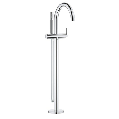 GROHE Atrio afbouwdeel voor vrijstaande badmengkraan met omstel m. Sena stick handdouche en doucheslang 125cm chroom