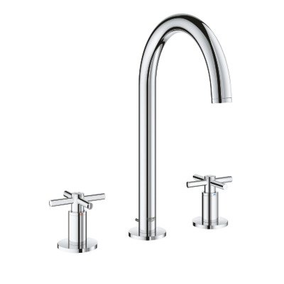 GROHE Atrio Wastafelkraan Opbouw - uitloop 16.6cm - waste - chroom