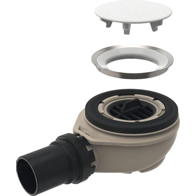 Geberit Setaplano Sifon voor bad/douchebak B11.5xL16.3cm 90cm
