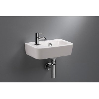 Royal Plaza Capella fontein 37x24,5x13,5cm 1 kraangat links met overloop wit