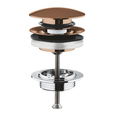 GROHE afvoergarnituur push open brushed warm sunset