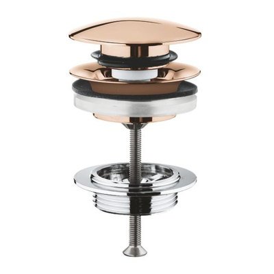 GROHE afvoergarnituur push open warm sunset