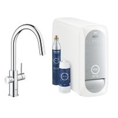 GROHE blue home Keukenkraan - uittrekbare c uitloop - chroom