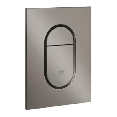 GROHE Arena cosmopolitan S-size drukplaat hard graphite geborsteld