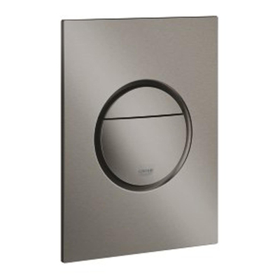 GROHE Nova S-size drukplaat hard graphite geborsteld