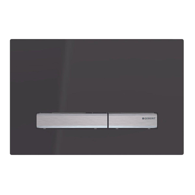 Geberit Sigma50 bedieningsplaat - 2-toets spoeling - vierkant - zwart