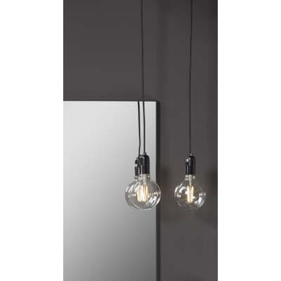 Royal plaza Merlot hanglamp E27 met schakelaar zonder lamp zwart OUTLETSTORE